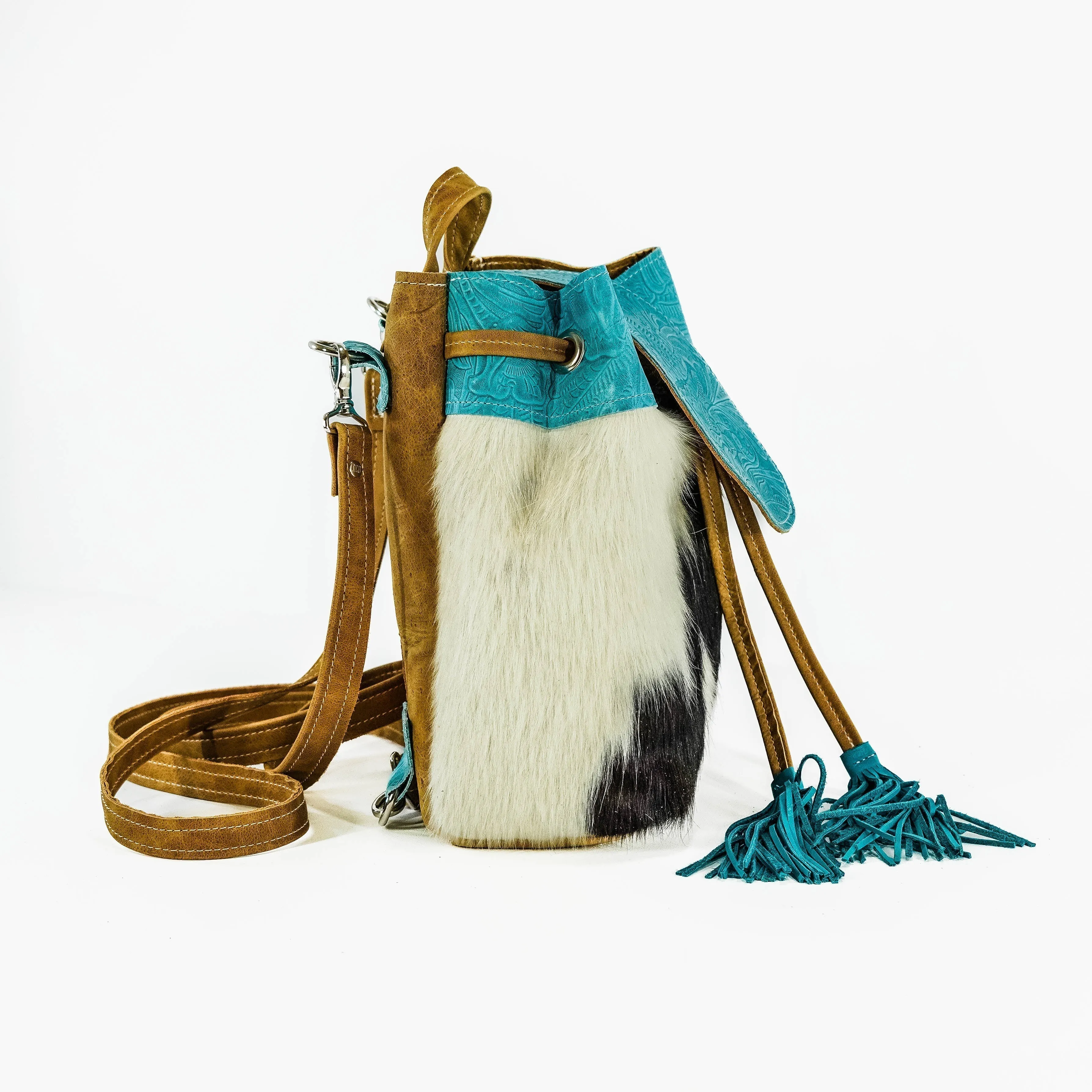 004 Mini Kelsea Backpack - Triocolor w/ Turquoise Denver Tool