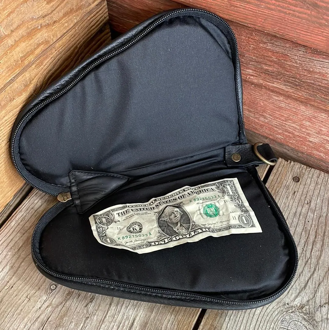 096 Small Pistol Case - Cowhide w/