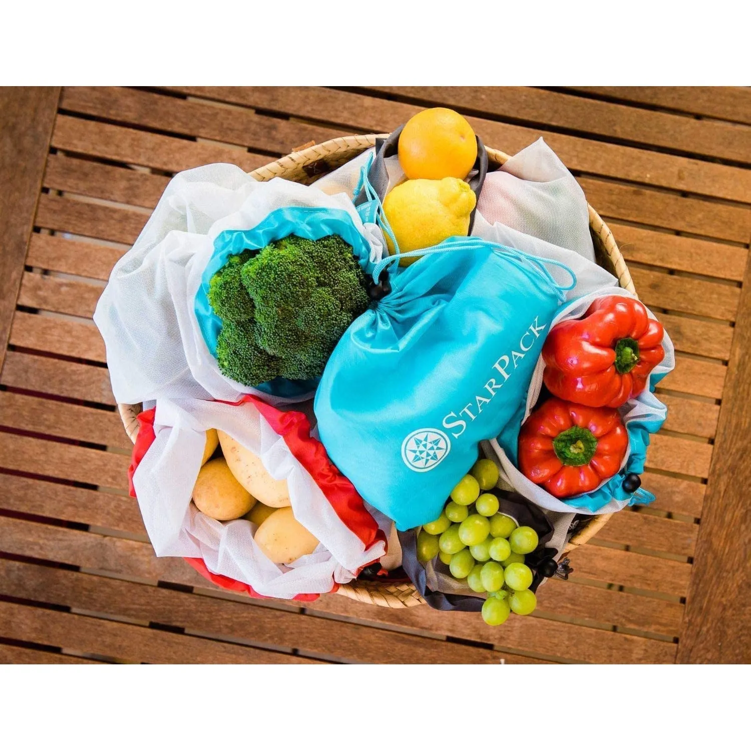 10-Pack: StarPack Reusable Produce Bags