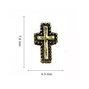 #18A Mixed Retro Nail Charms - Gold