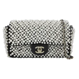 19S Mini Pearl Flap Bag