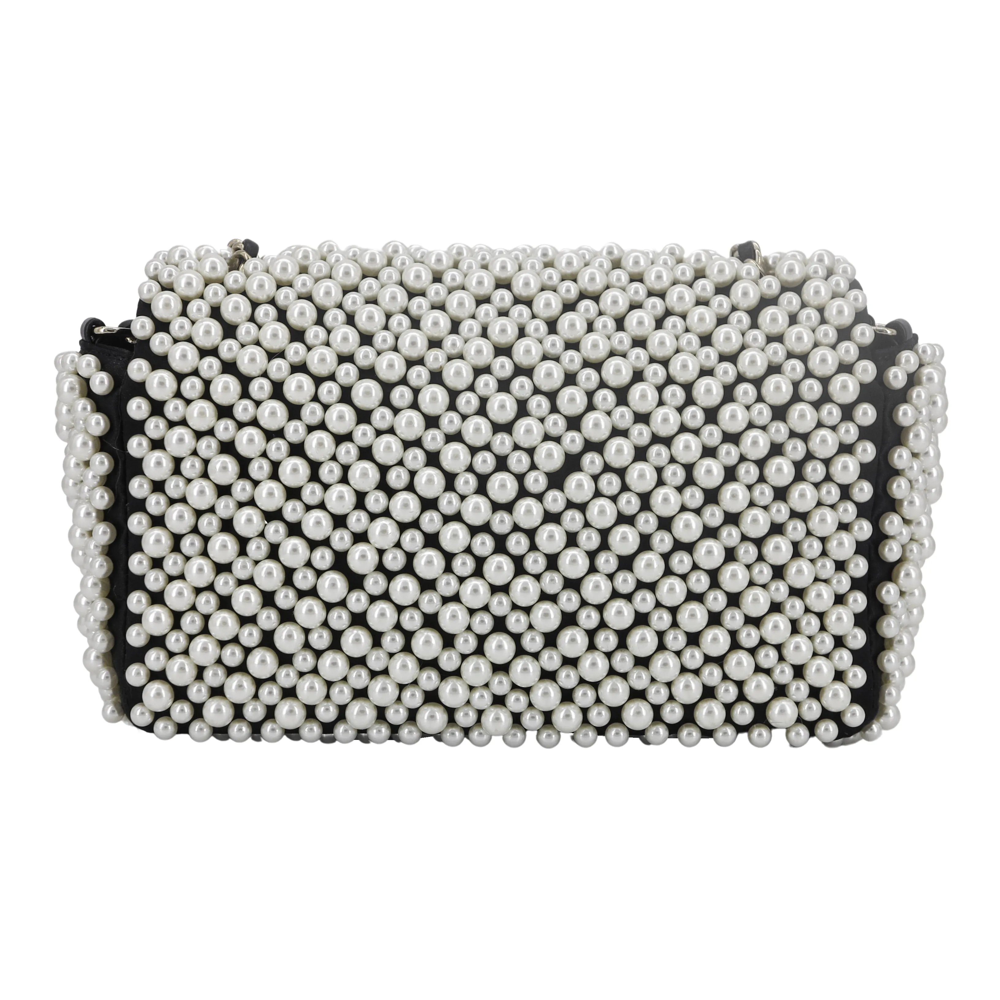 19S Mini Pearl Flap Bag