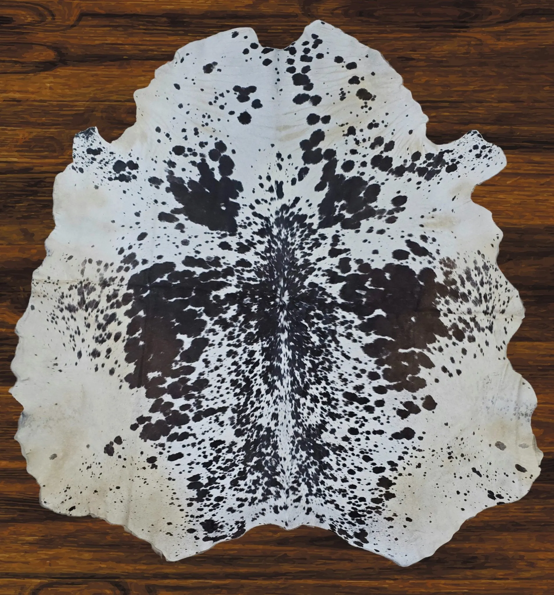 241-22 Cow Skin Hair on Hide 100% Pure Cow Hide Large Decorative/Carpet/Rug/Wall Leather