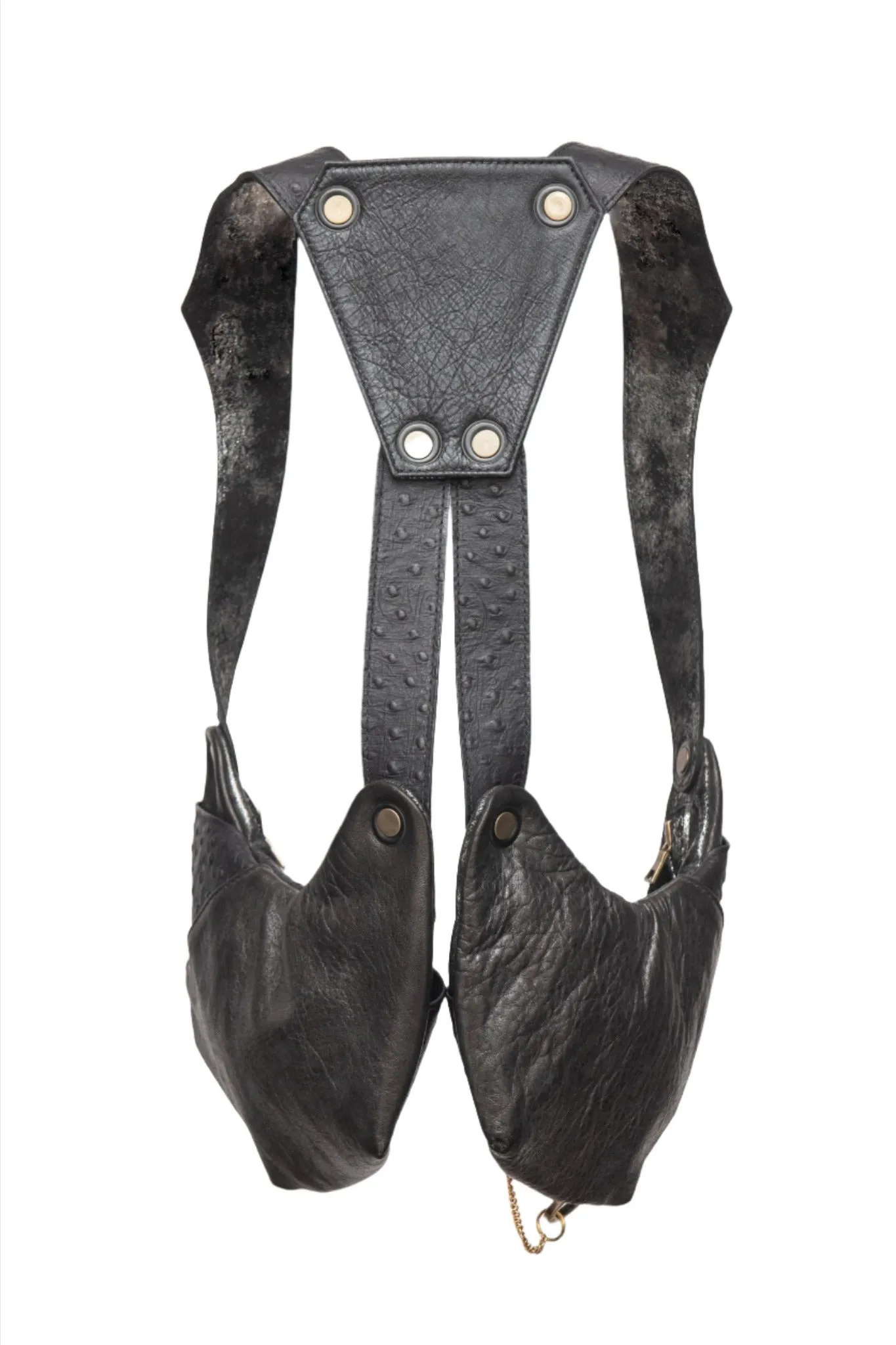 3.2 Balance Bags - Black Ostrich