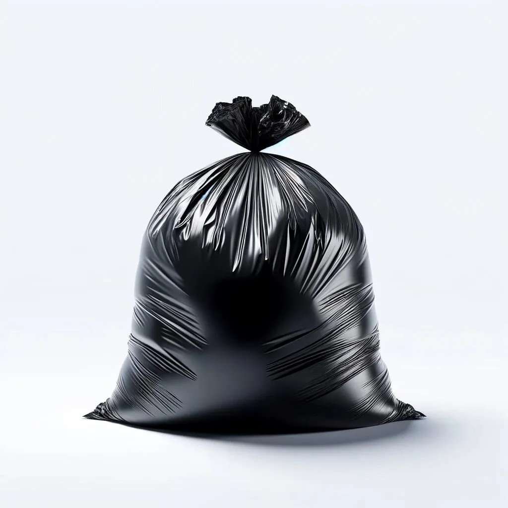 35×50/3MIL Black Garbage Bags 55-60 Gallon, 100/ Case
