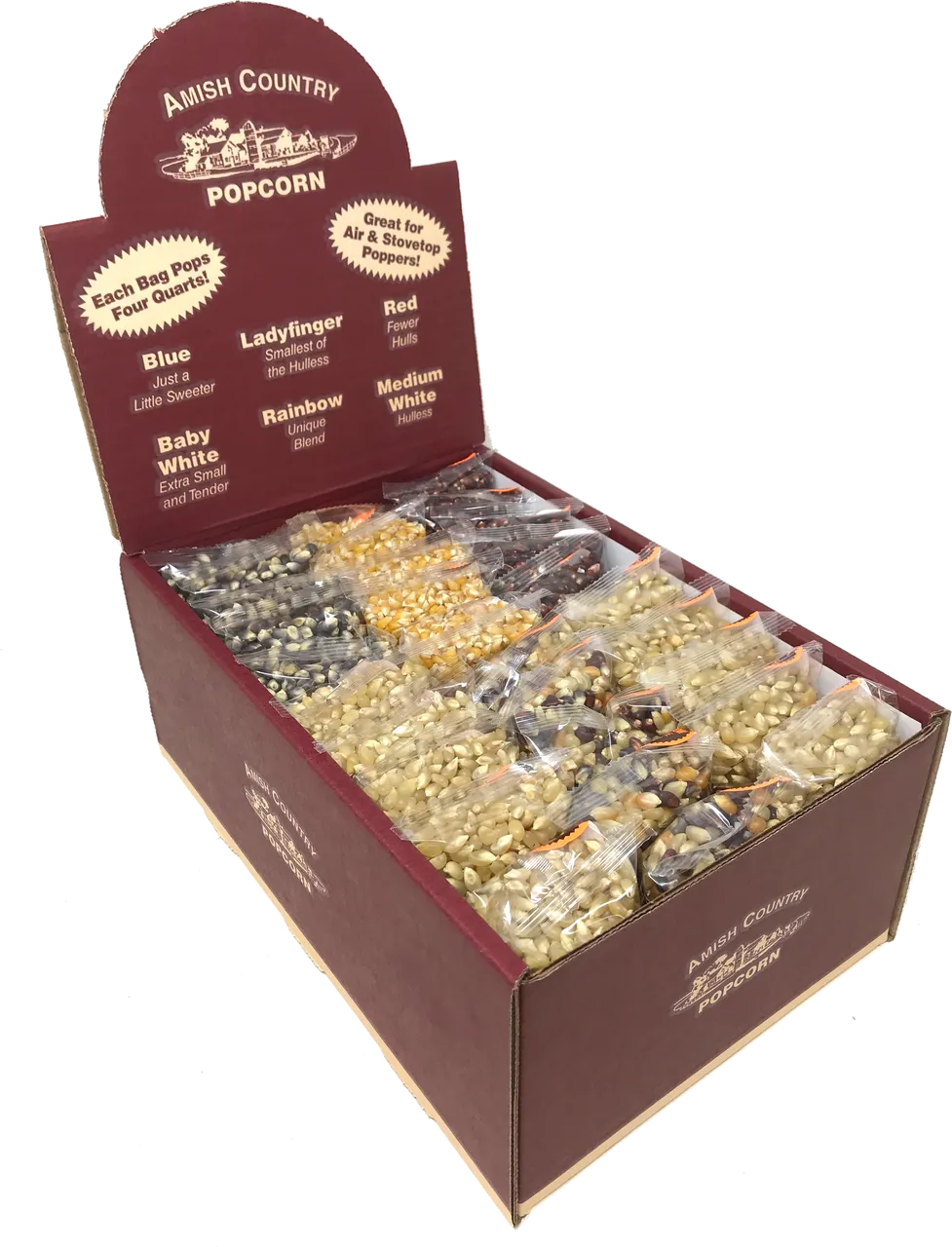 4 Ounce Sampler Bags of Popcorn