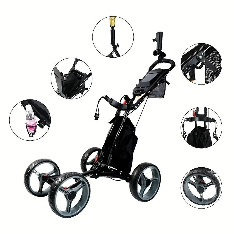 4 Wheel Push Cart