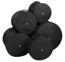 5 Piece Drum Kit Bag Set (14” x 6.5”, 12” x 11”, 13” x 12”, 16” x 16”, 22” x 18”)