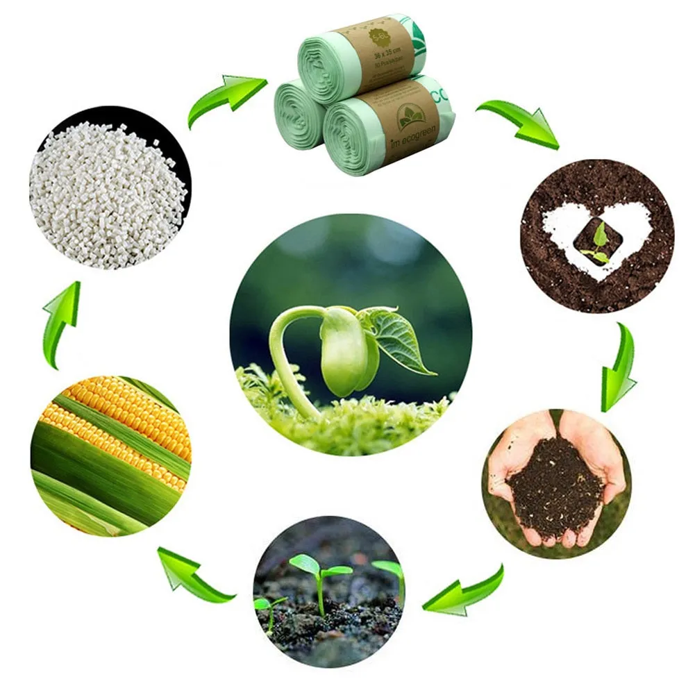 50 Biodegradable Eco Friendly Garbage Bags