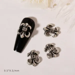 #6B Mixed Retro Nail Charms - Silver