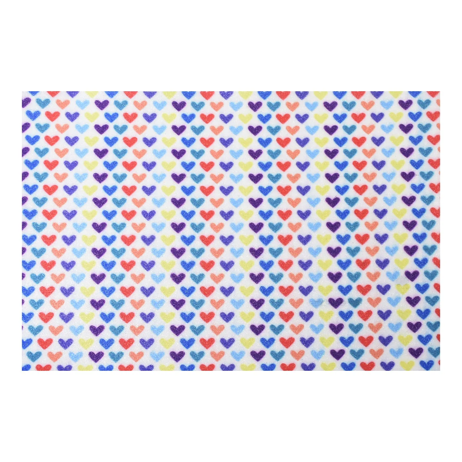 8*12" Heart Glitter Faux leather sheets PU Fabric Sheet DIY Hair Bow Making Supplies 1pcs 102630