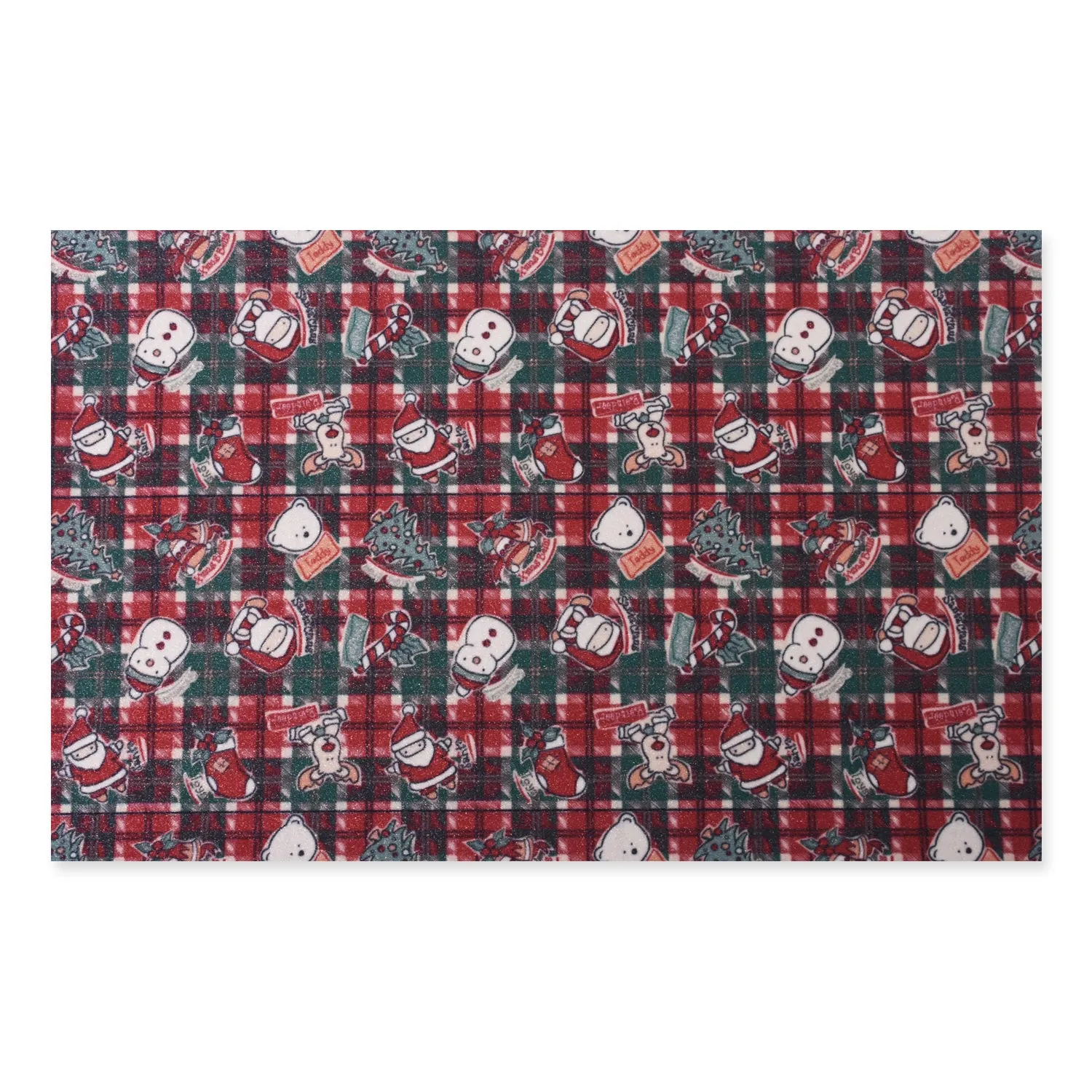 8*12" Merry Christmas Faux leather sheets Synthetic Leather Fabric Sheets for bag keychain 1pcs 102635