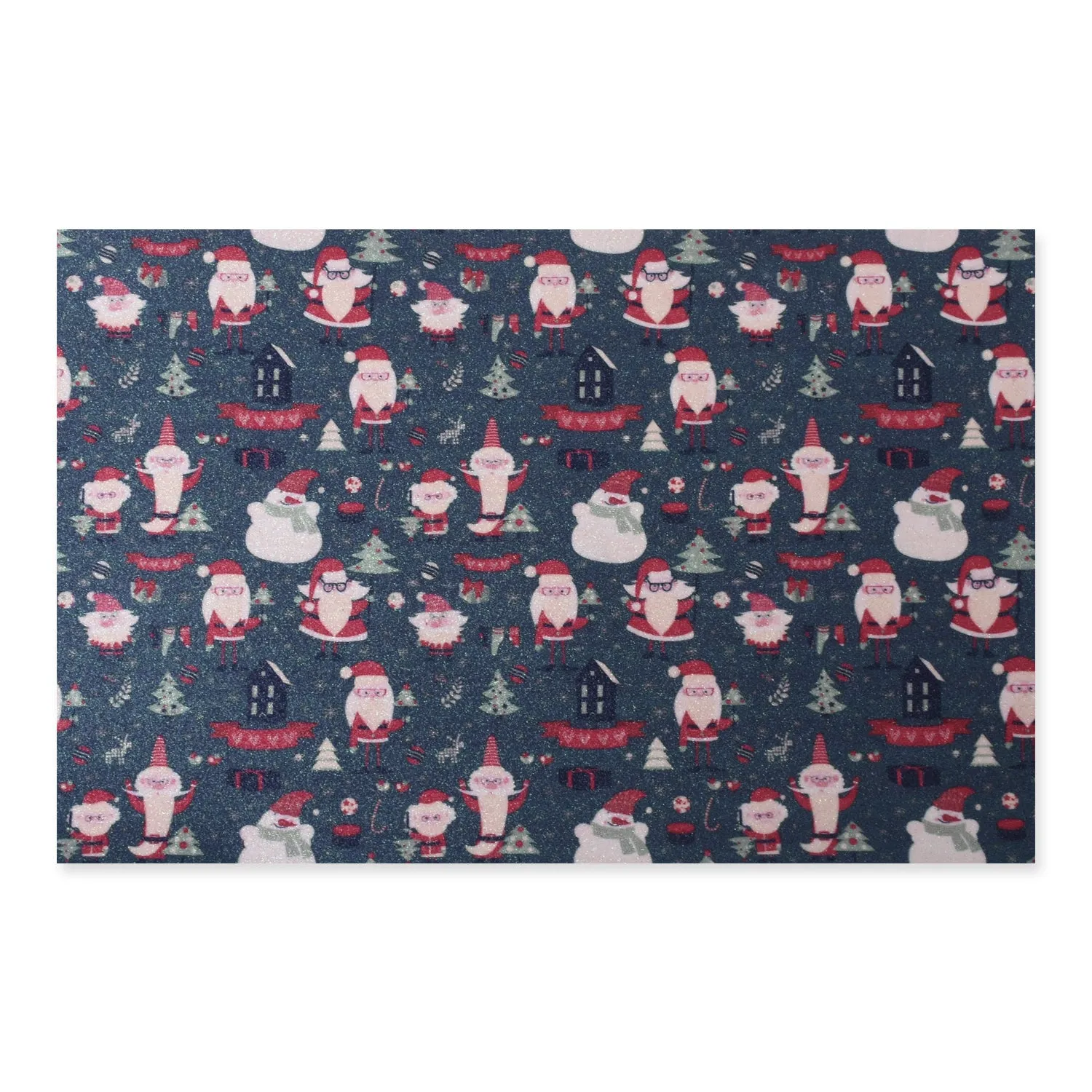 8*12" Merry Christmas Faux leather sheets Synthetic Leather Fabric Sheets for bag keychain 1pcs 102635