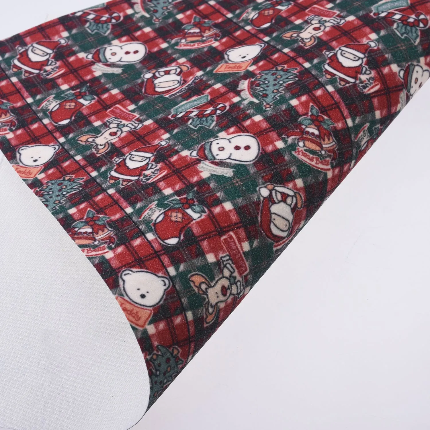 8*12" Merry Christmas Faux leather sheets Synthetic Leather Fabric Sheets for bag keychain 1pcs 102635
