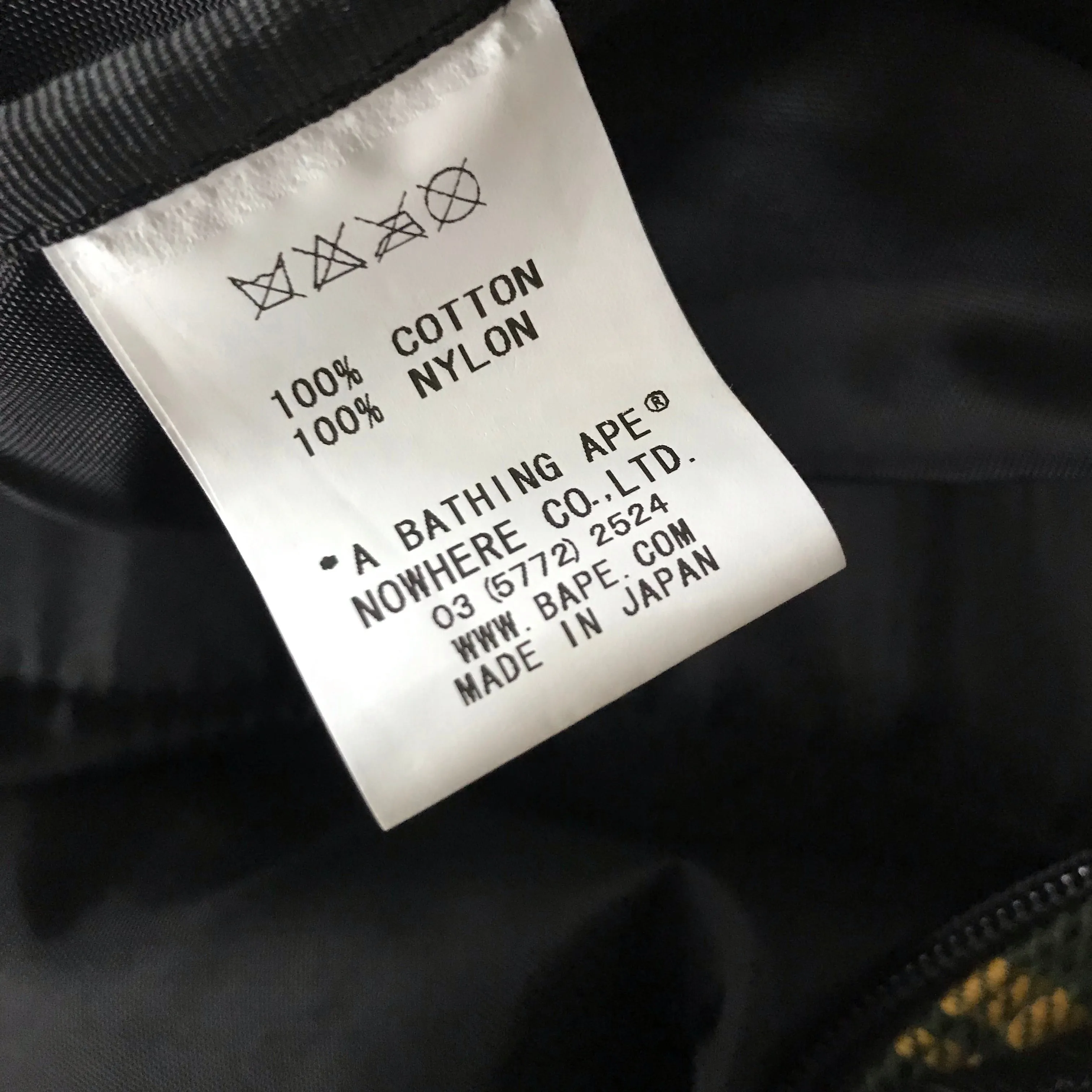 A Bathing Ape Bape Plaid Mini Duffle Bag