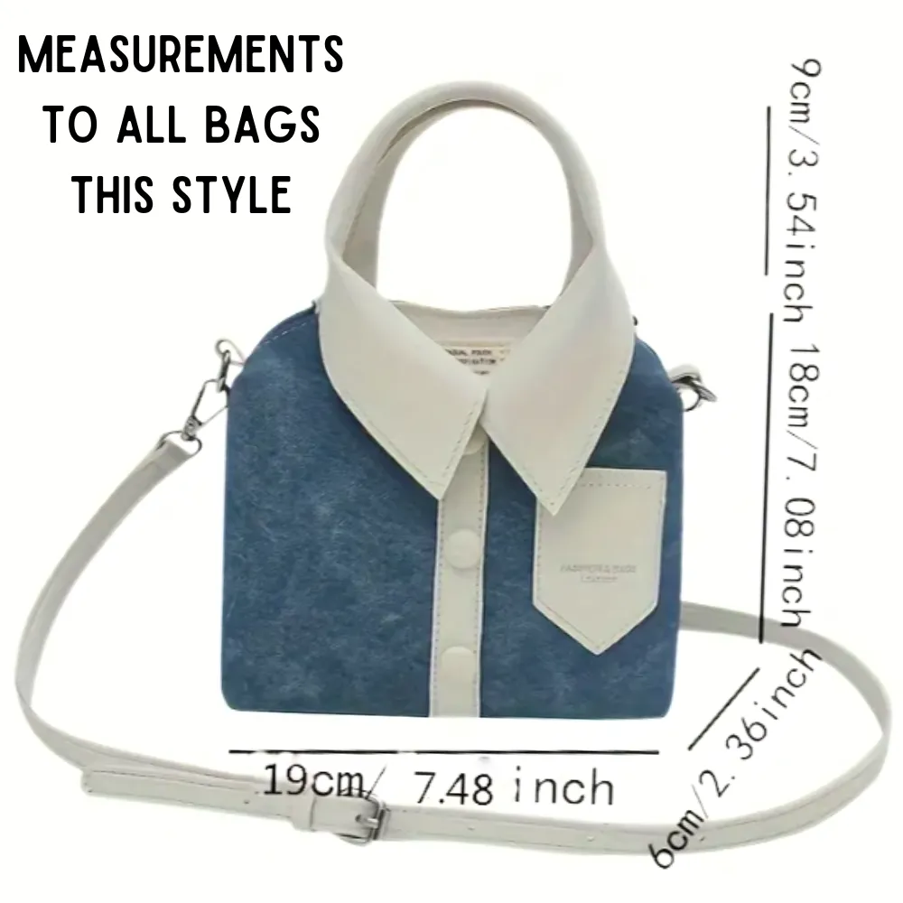A "WHERE DID YOU GET THAT HANDBAG?" GREEN Plaid Canvas Shirt Style Crossbody/Handbag