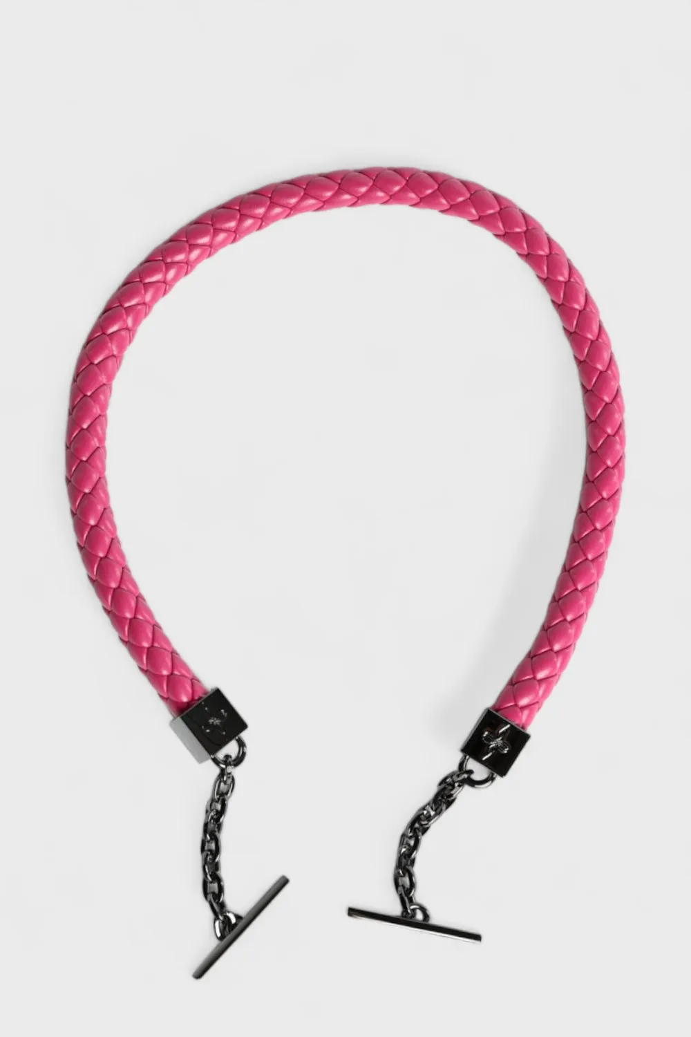 Abree Pink Tote Bag Handles