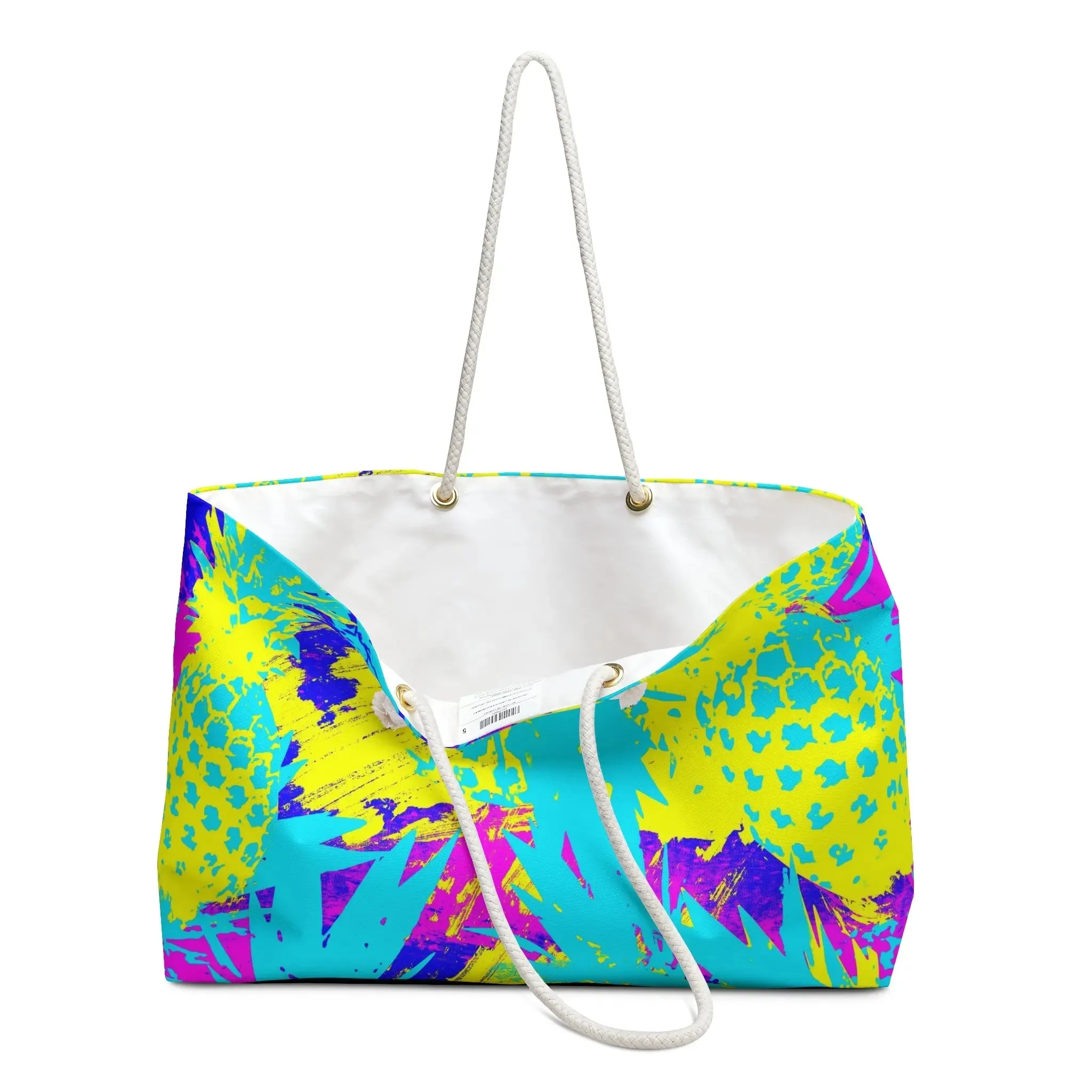 Abstract Pineapples Weekender Tote Bag