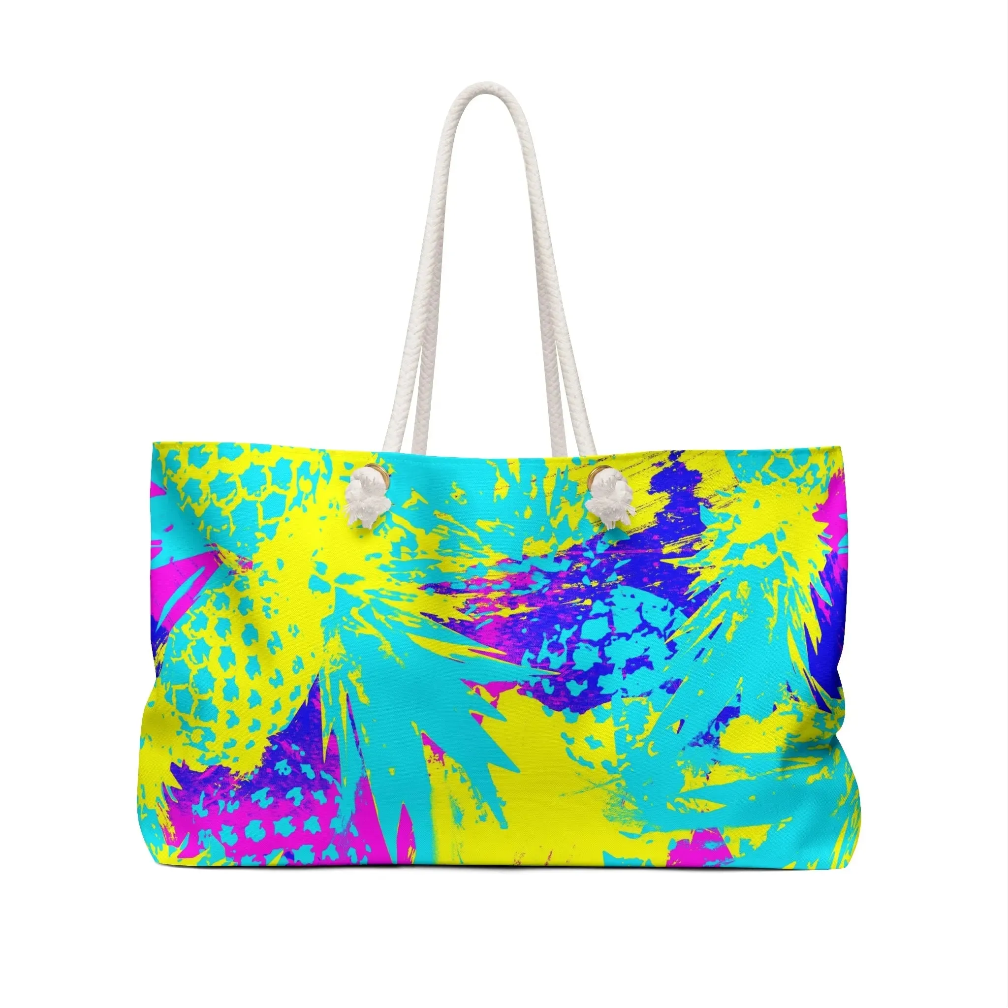 Abstract Pineapples Weekender Tote Bag