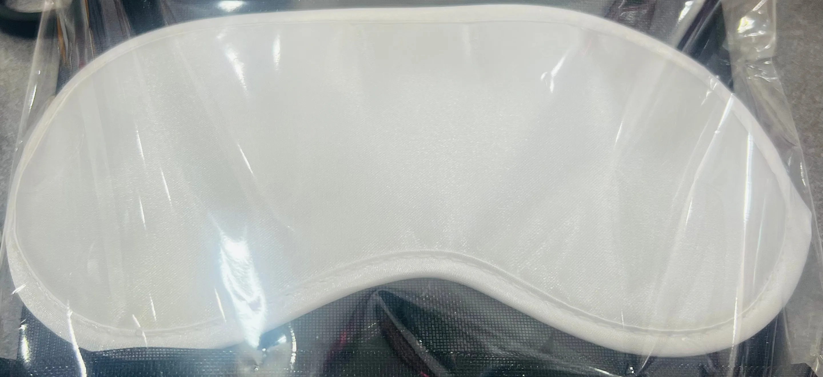 Aidangus - Silver Mini Carry On Bag with bonus Mesh Bags x 3 - Travel Bottles - Card Holder - Satin Eye Mask