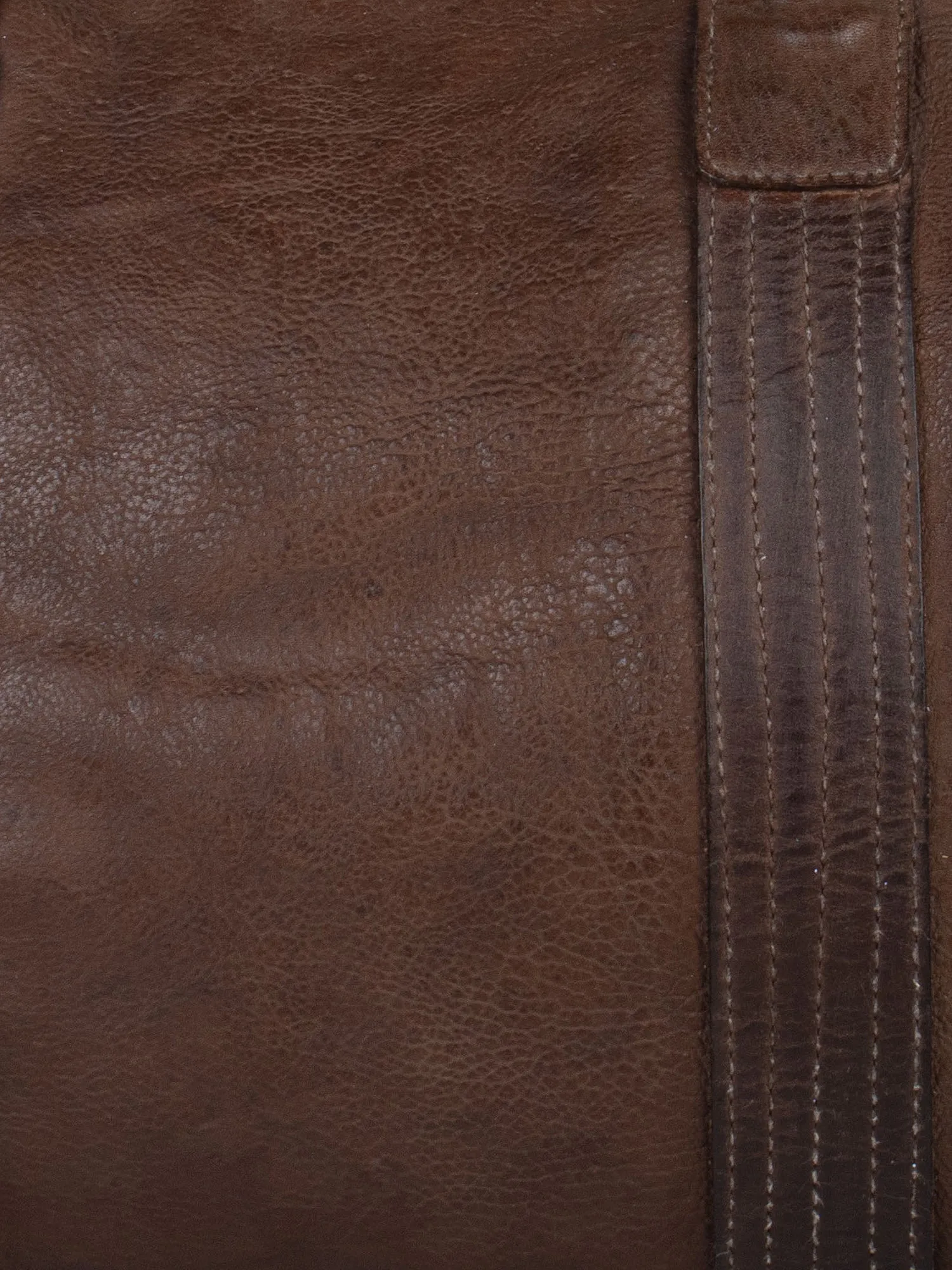 Alexander: Black Leather Weekender Bag by Art N Vintage