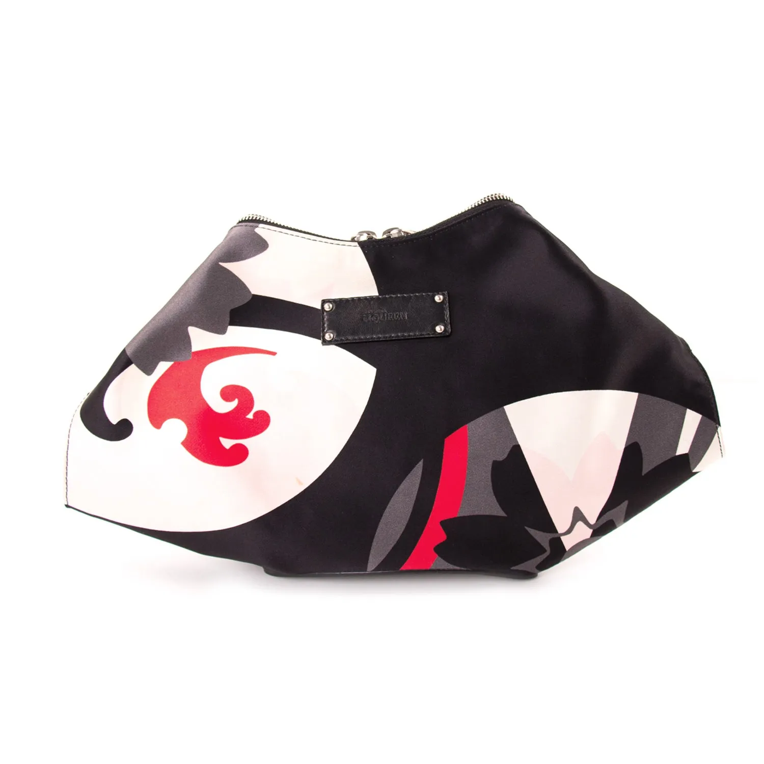 Alexander McQueen De Manta Printed Clutch