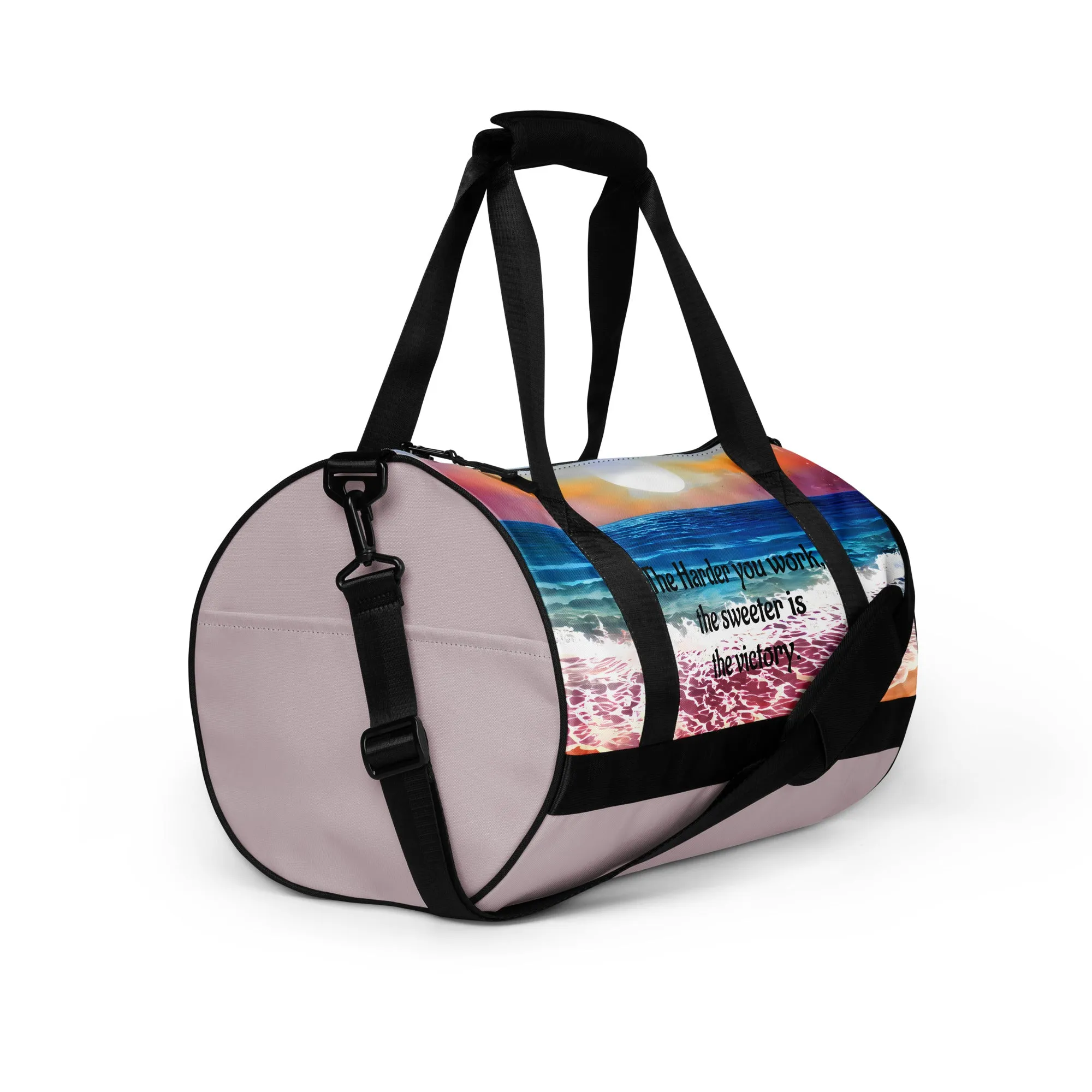 All-over print gym bag- traveling-Camping- Weekender bag
