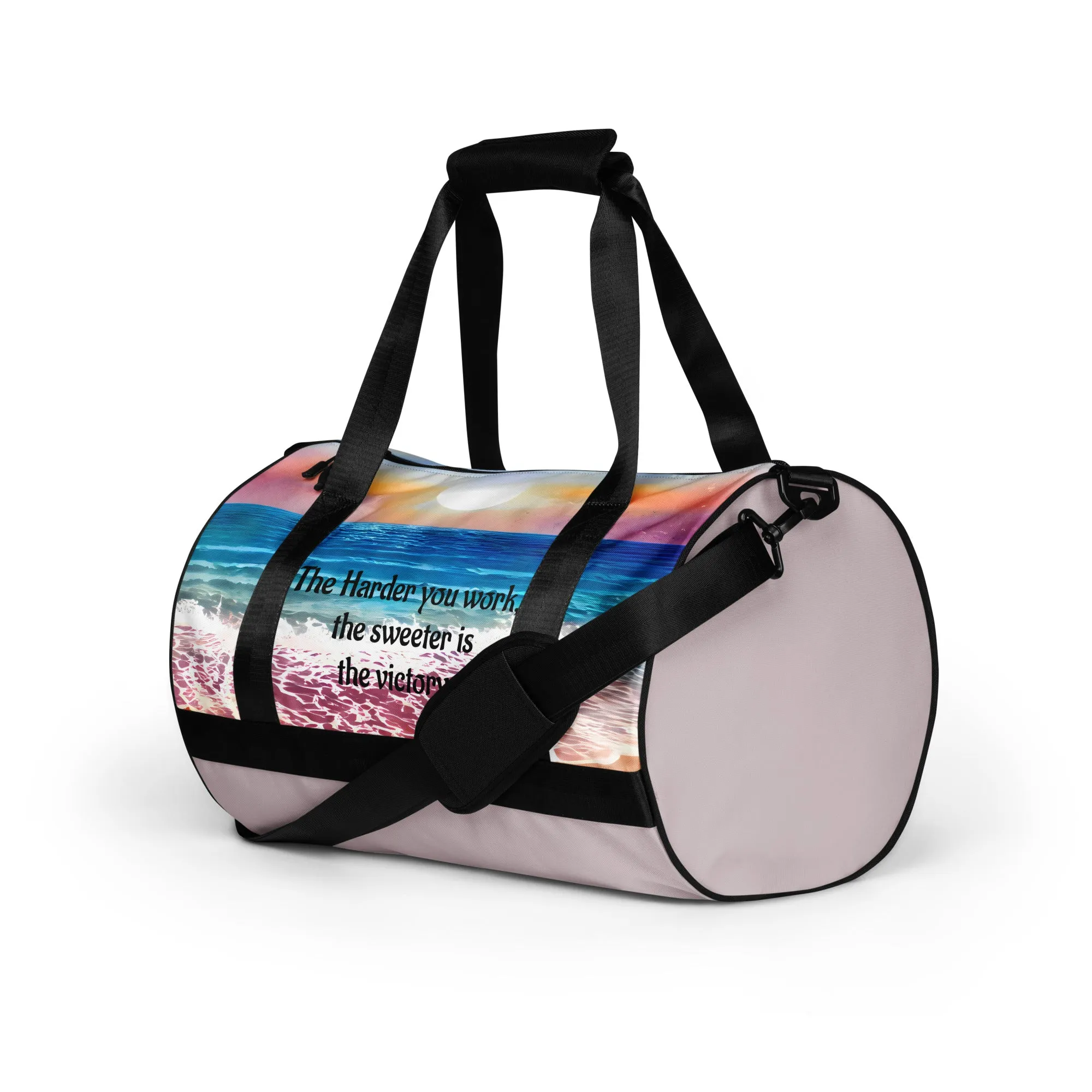 All-over print gym bag- traveling-Camping- Weekender bag