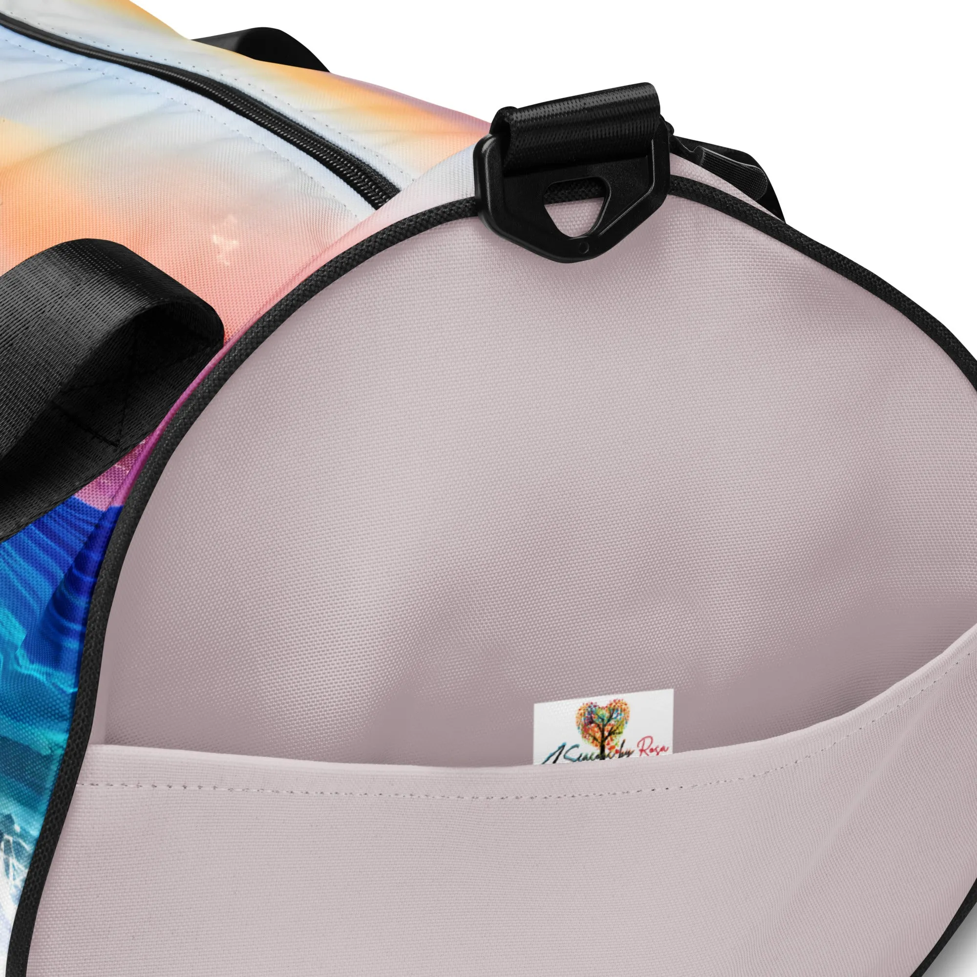 All-over print gym bag- traveling-Camping- Weekender bag