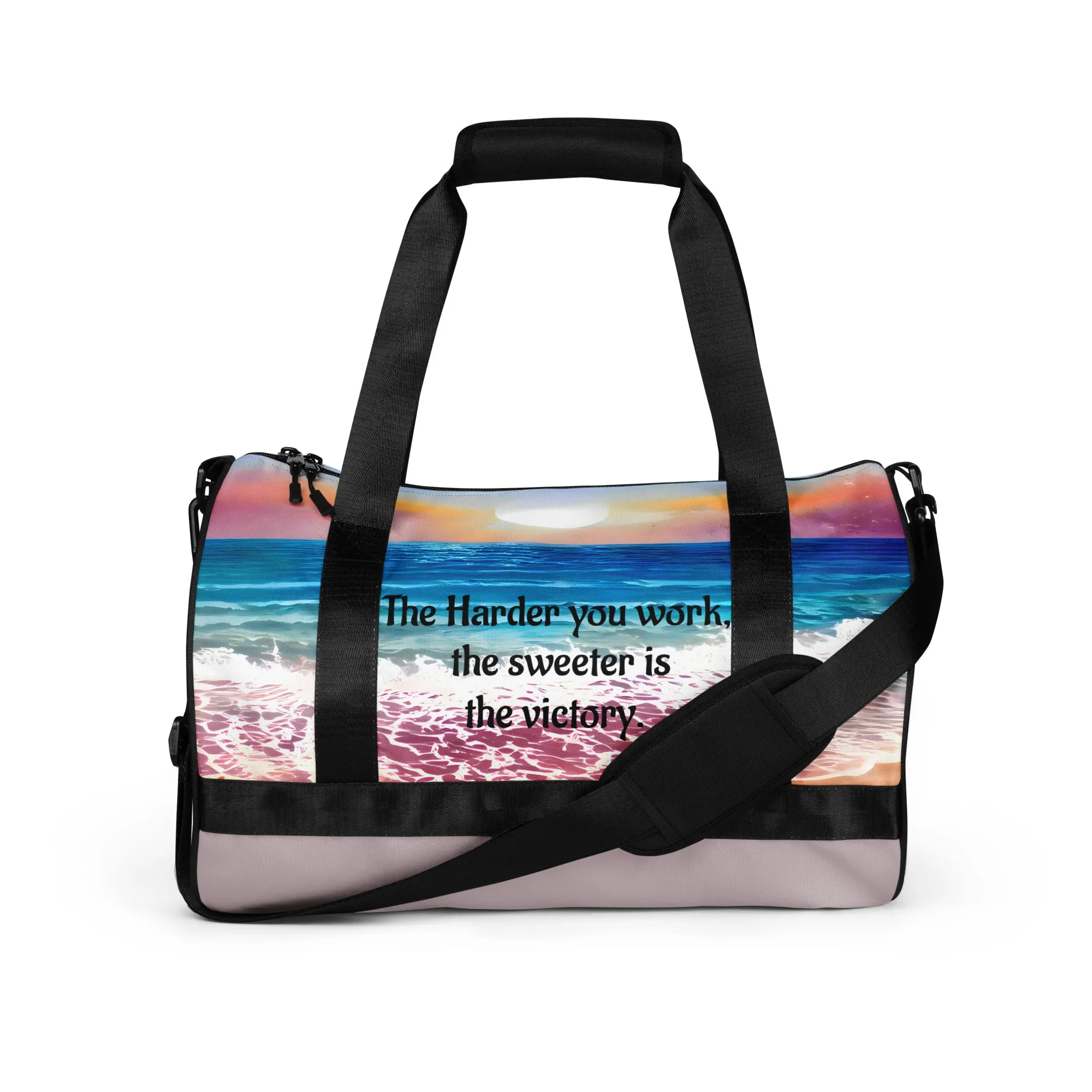 All-over print gym bag- traveling-Camping- Weekender bag