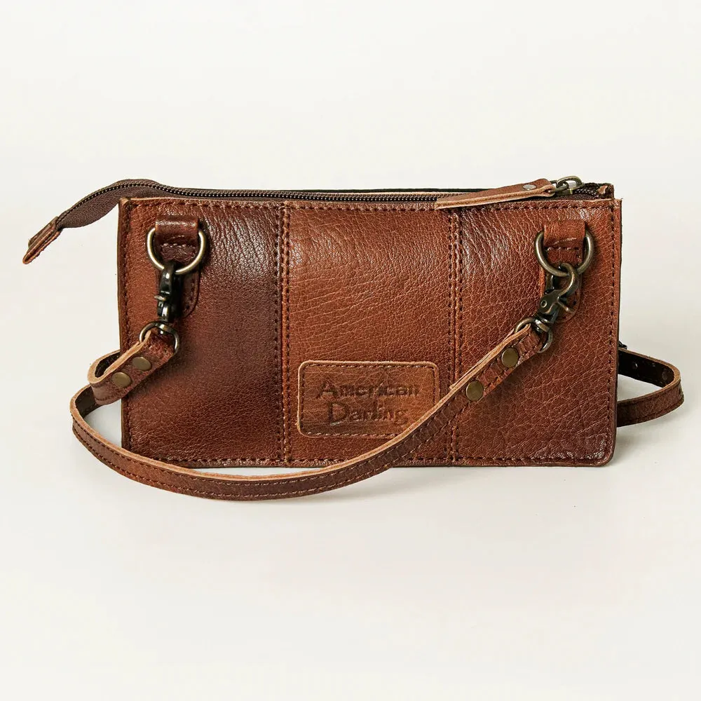American Darling Small Crossbody Hand Tooled Genuine Leather Women's Handbag