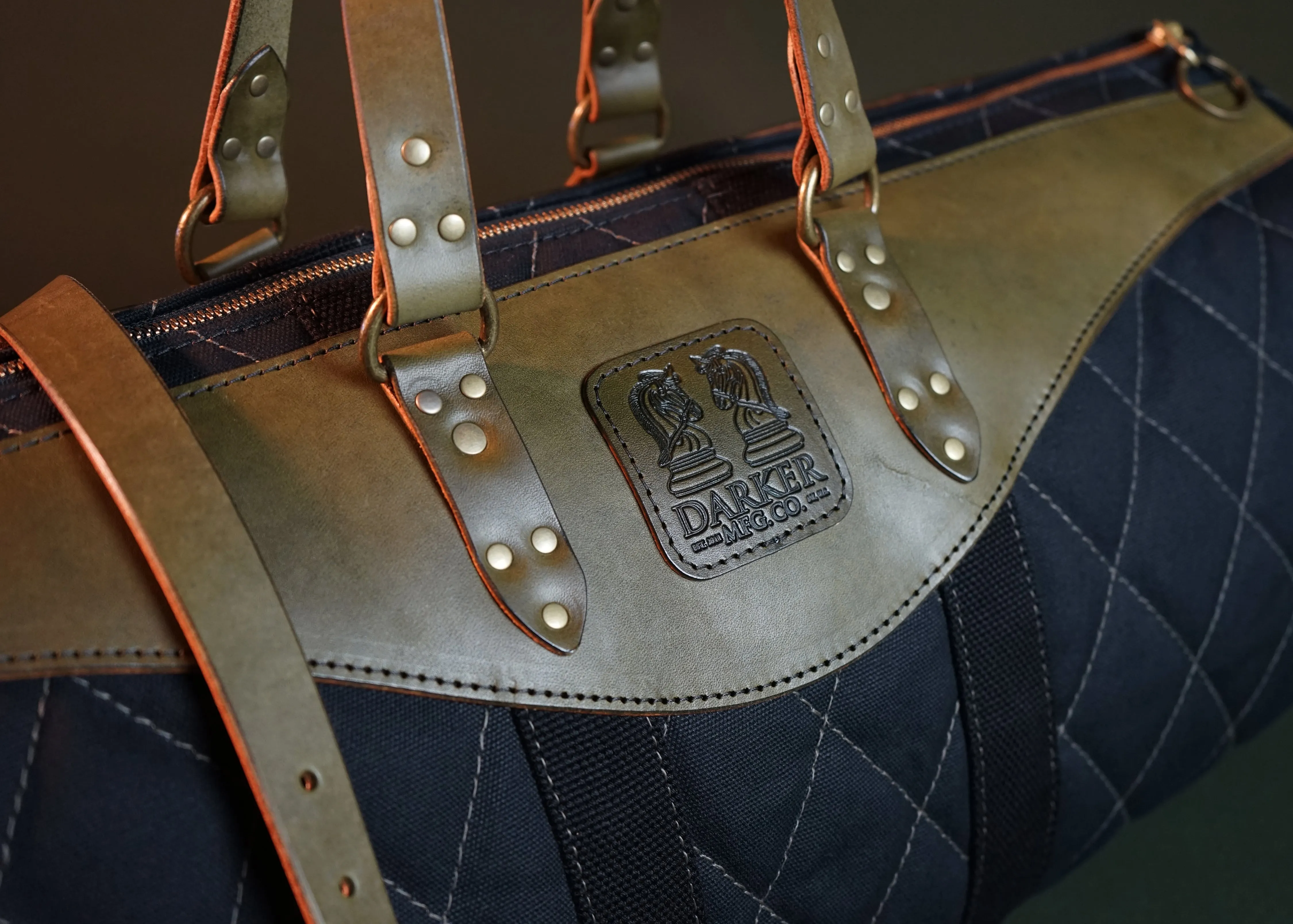 Anchor Duffle Bag Black & Olive