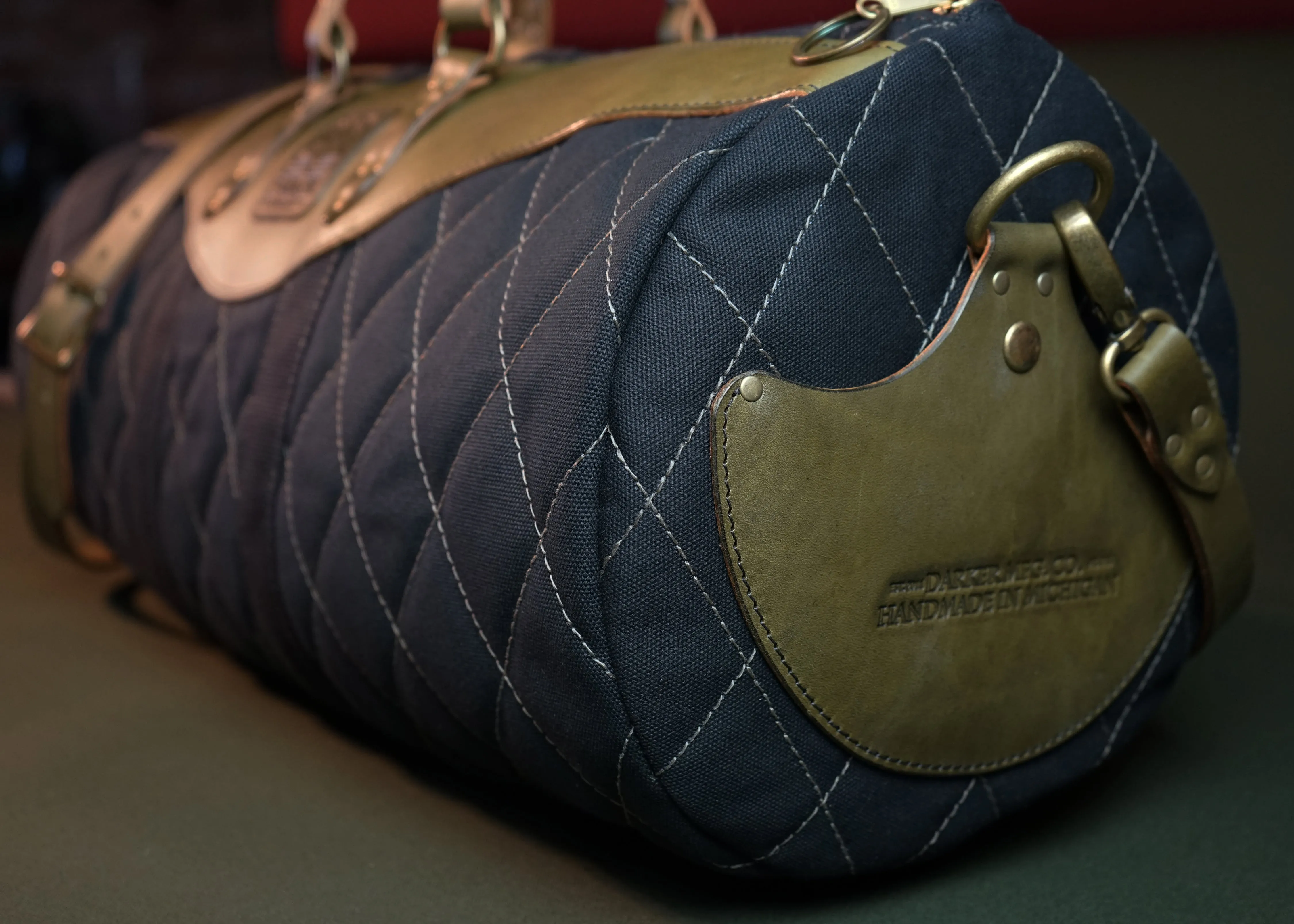 Anchor Duffle Bag Black & Olive