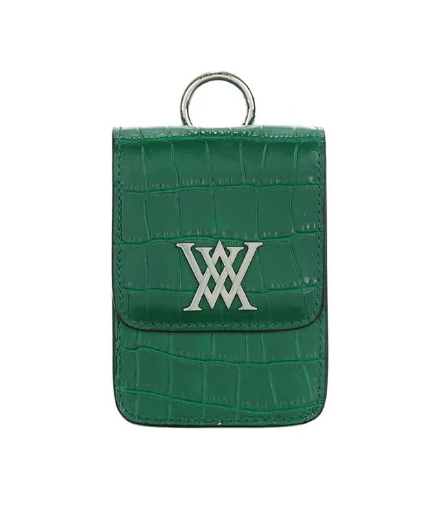 ANEW Golf: Crocodile Leather Range Finder Case