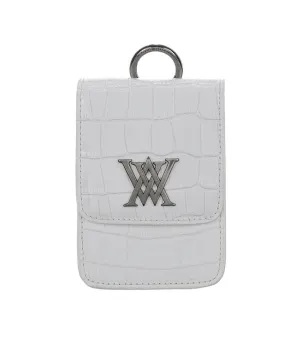 ANEW Golf: Crocodile Leather Range Finder Case