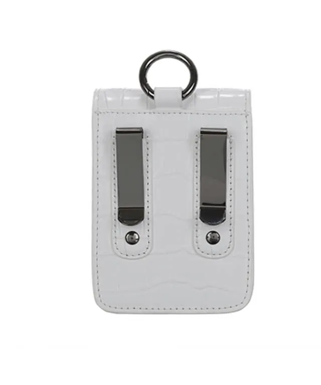 ANEW Golf: Crocodile Leather Range Finder Case
