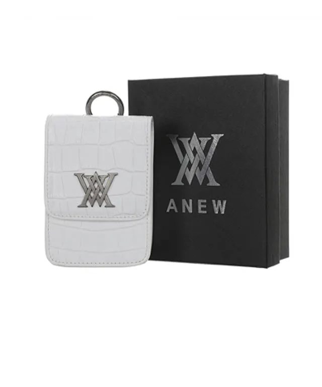 ANEW Golf: Crocodile Leather Range Finder Case