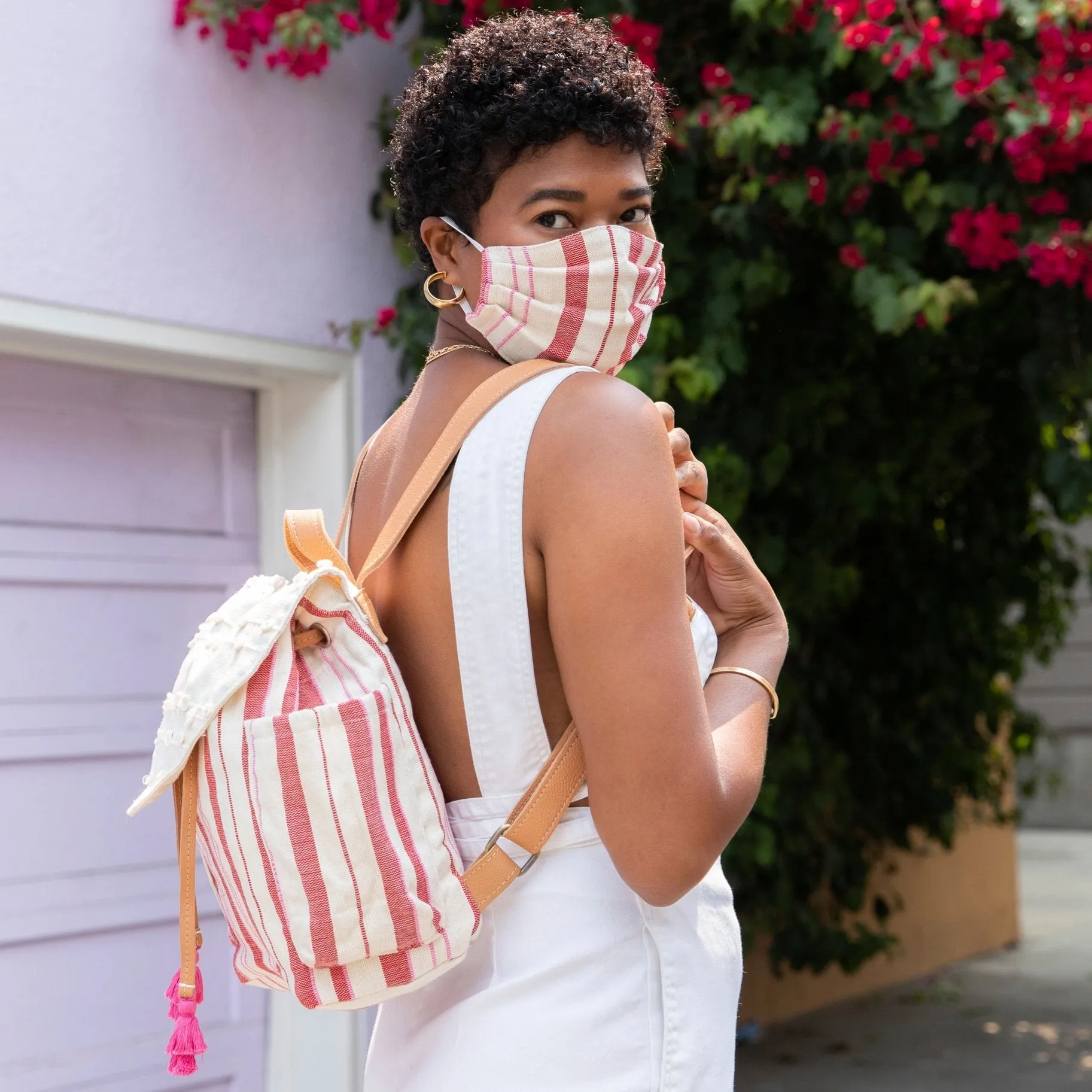 Angelica Backpack, Eco-Friendly, Handmade