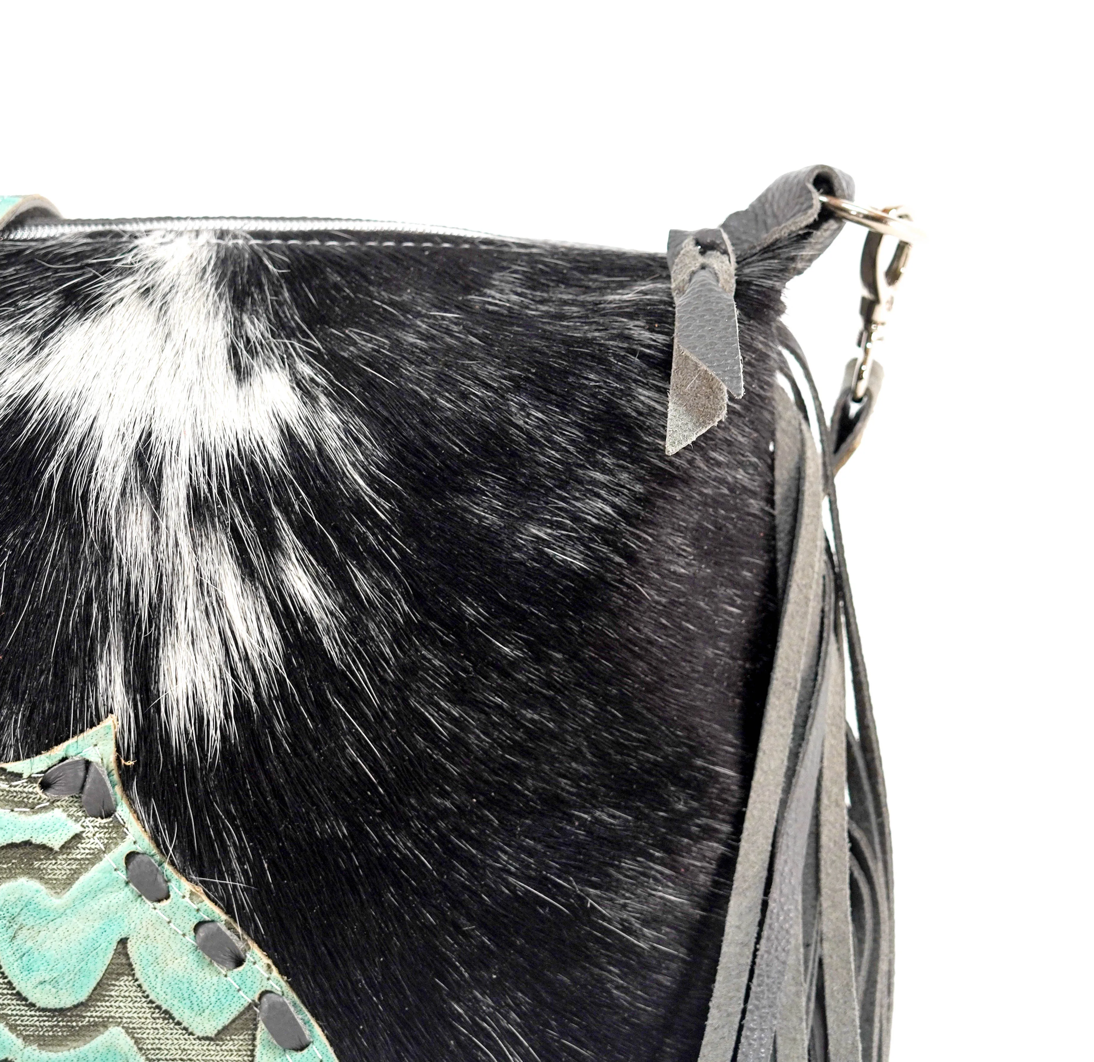 Annie - Black & White w/ Mint Laredo