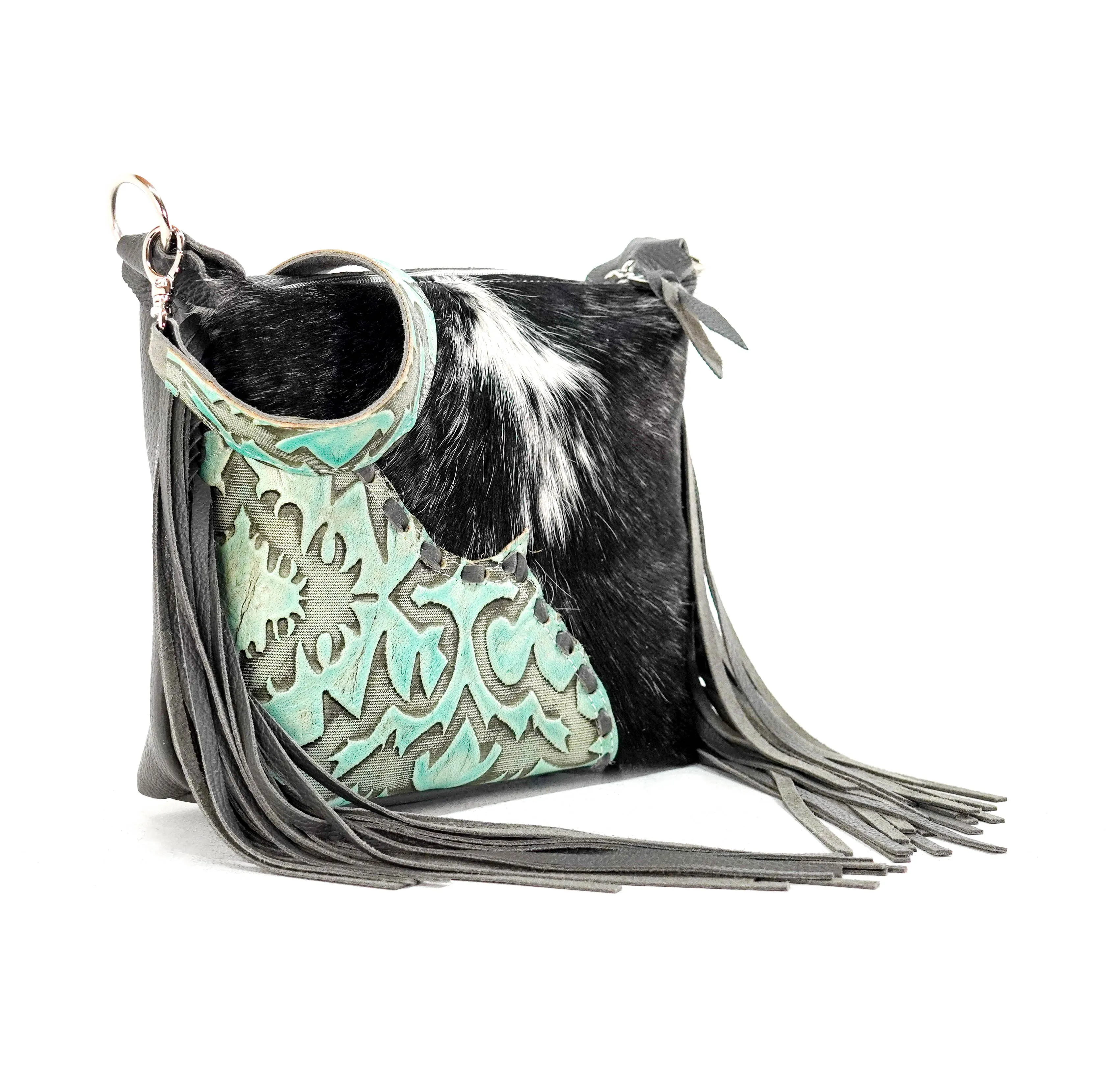Annie - Black & White w/ Mint Laredo