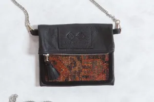 Antique Kurdish Rug Fragment Bag