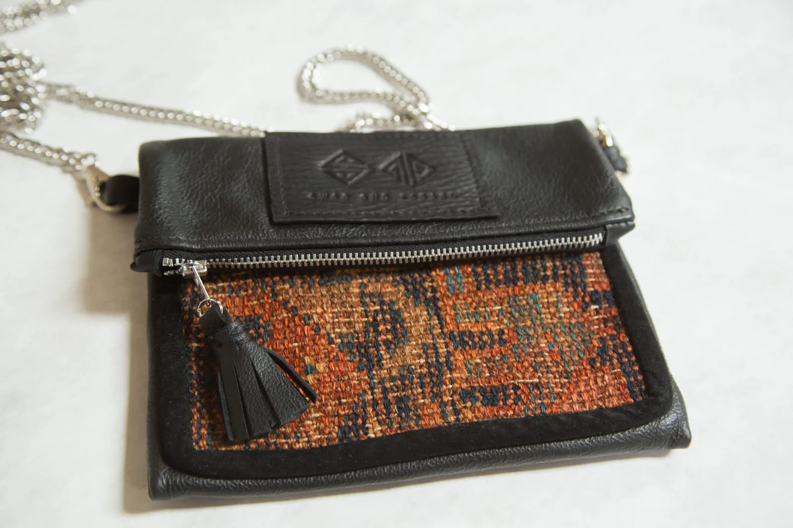 Antique Kurdish Rug Fragment Bag