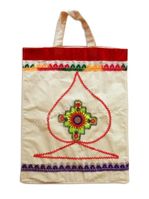 Applique Handmade Cotton Hand Bag