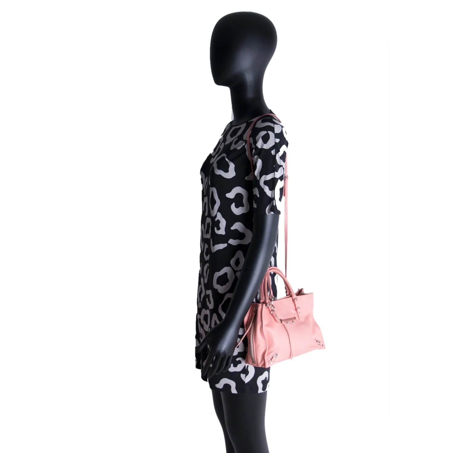 Balenciaga Mini A4 Papier Zip Around Shoulder Bag