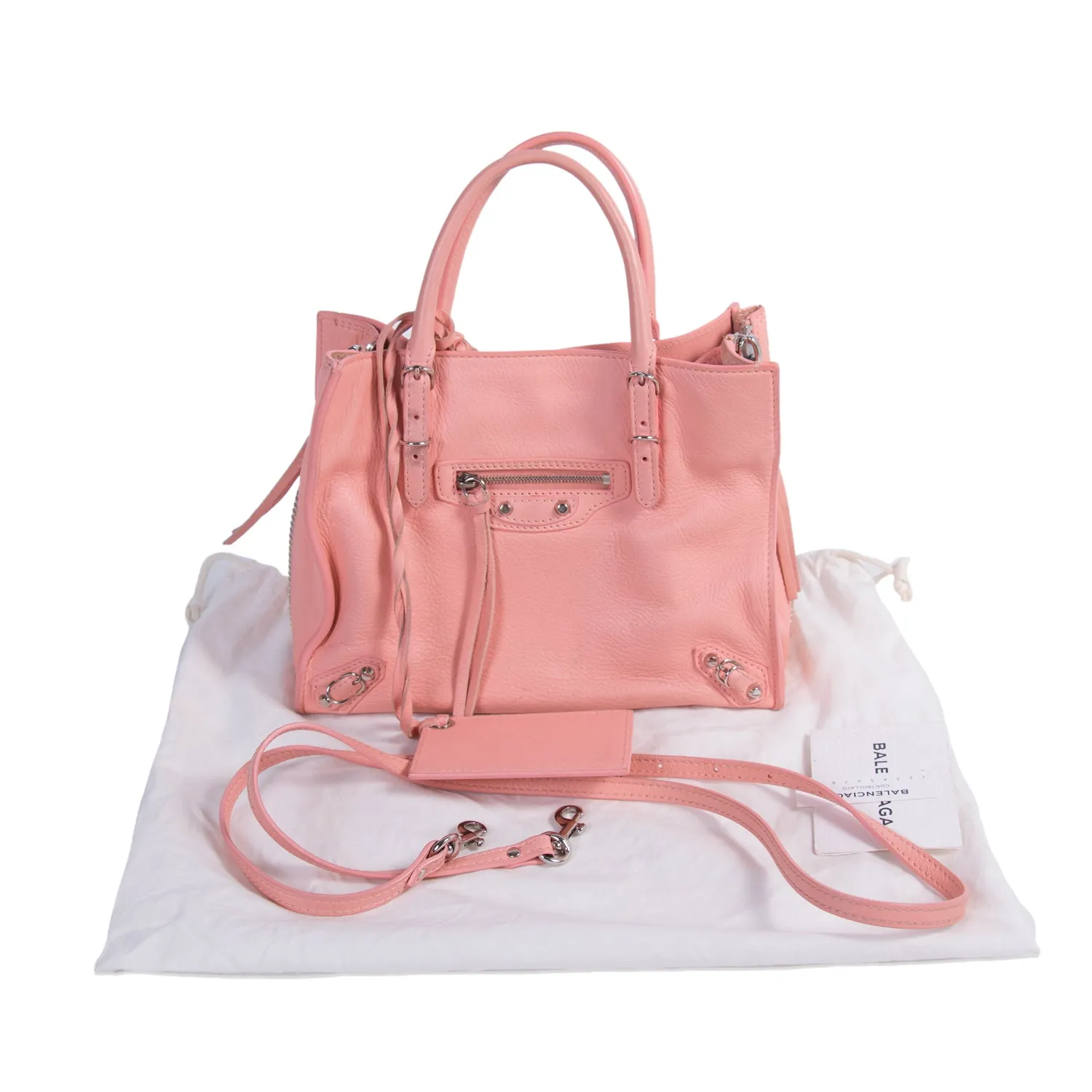 Balenciaga Mini A4 Papier Zip Around Shoulder Bag