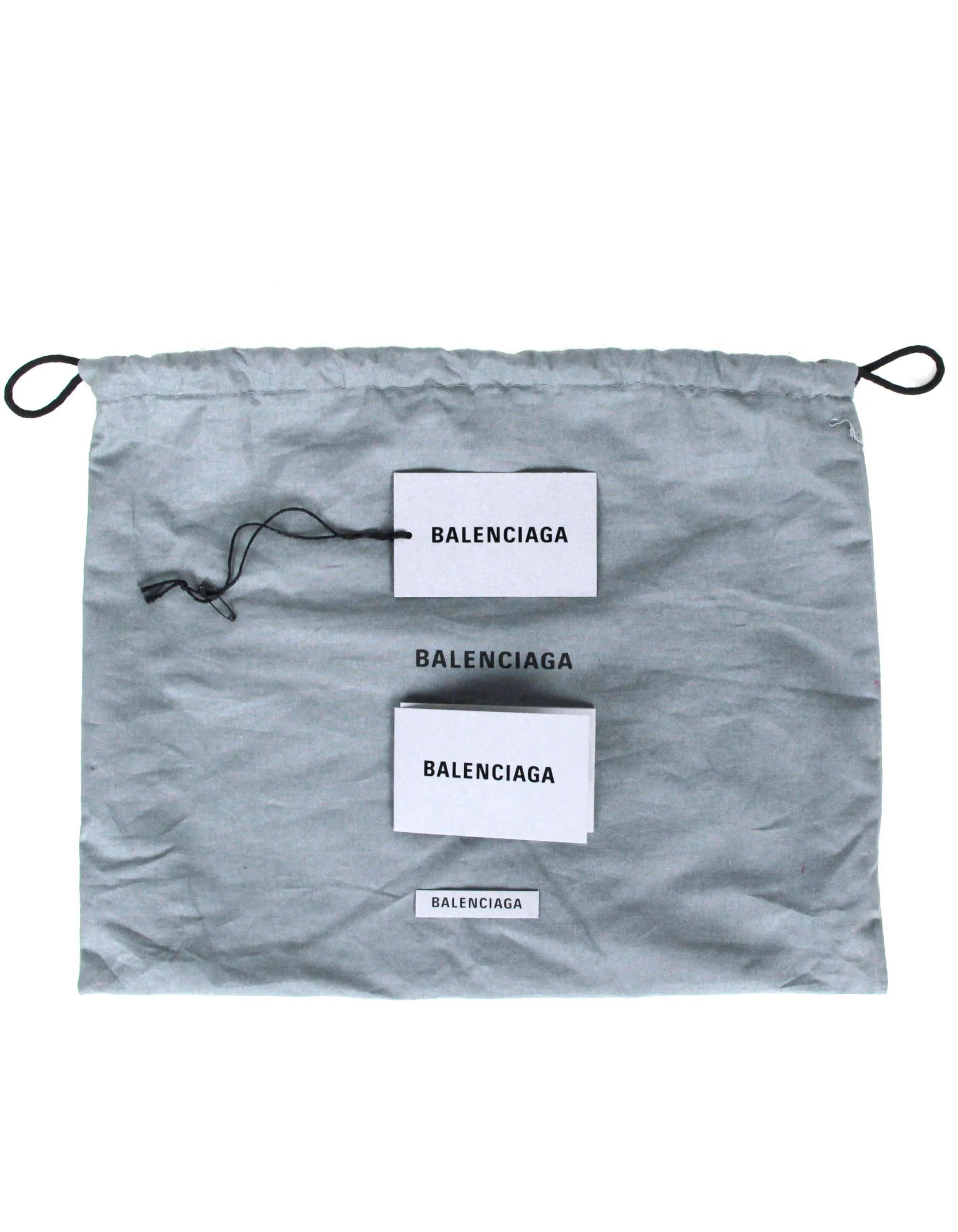 Balenciaga NWT Silver Crinkled-Leather Small Hourglass Chain Shoulder bag