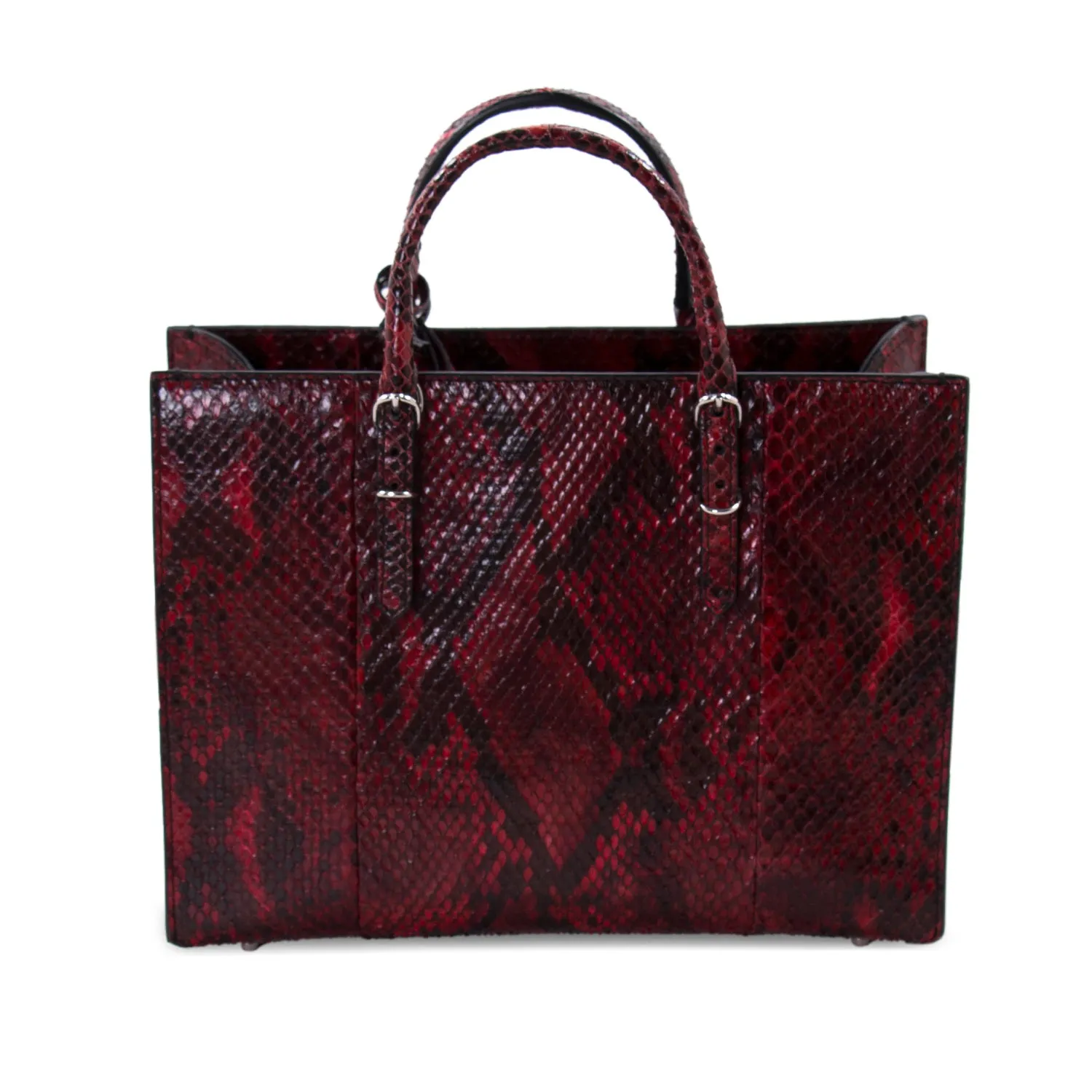 Balenciaga Papier A4 Mini Python Tote