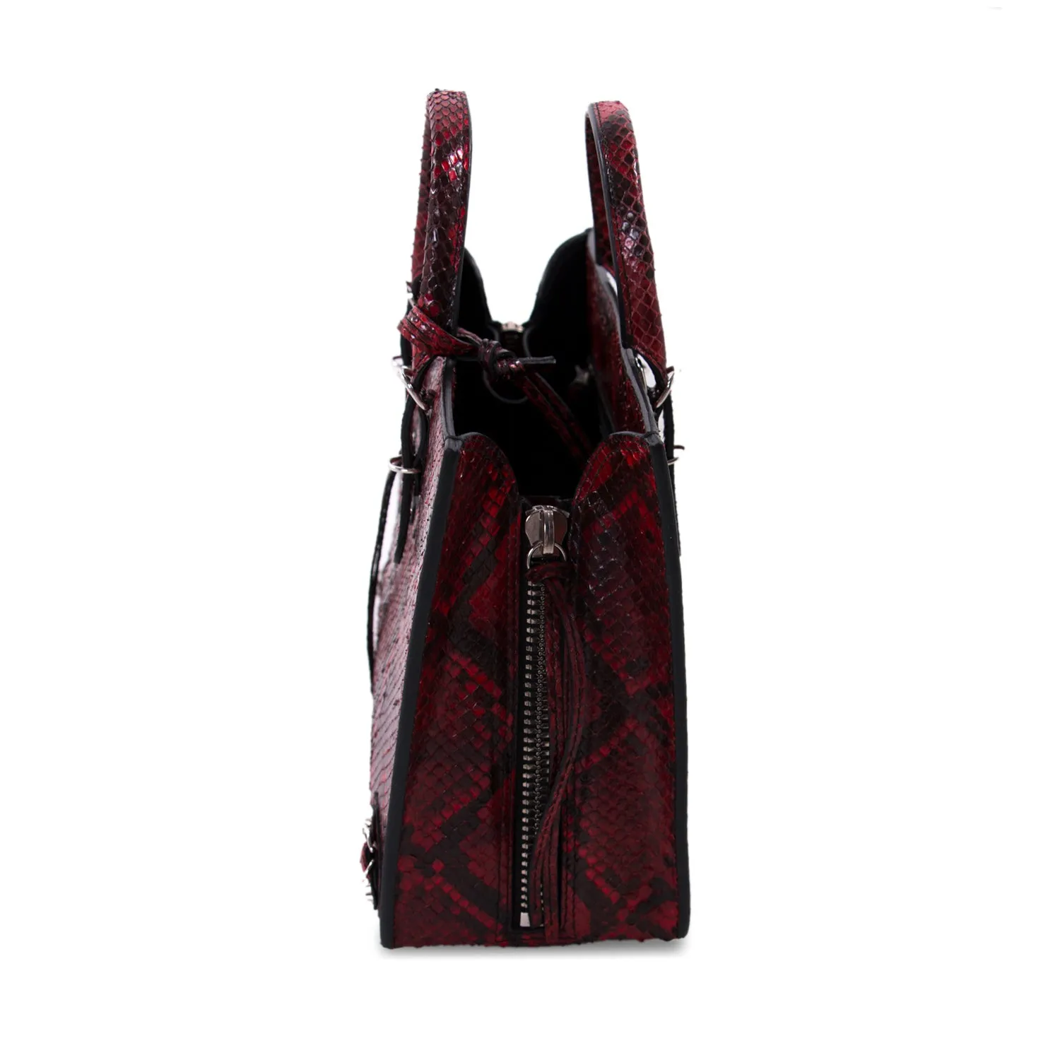 Balenciaga Papier A4 Mini Python Tote