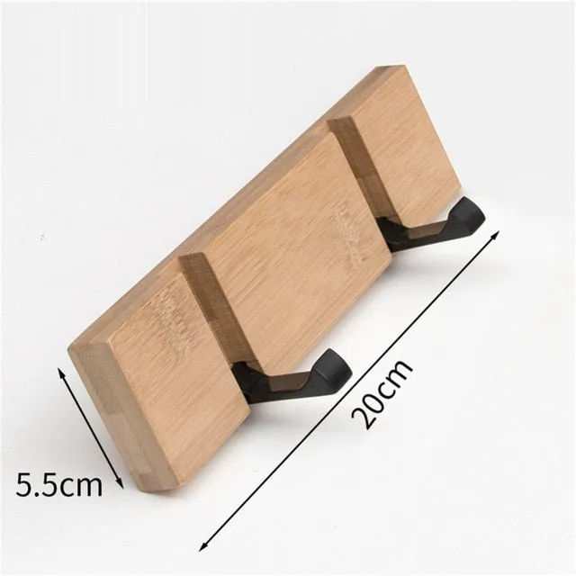 Bamboo Foldable Coat Hallway Rack