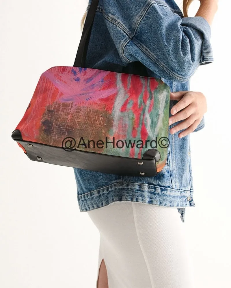 Bird of Paradise Vegan Leather Shoulder Bag